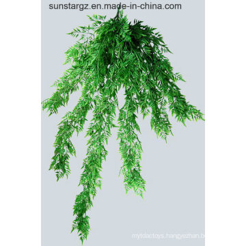 PE Ming Aralia Hanging Artificial Plant for Garden Decoration (50078)